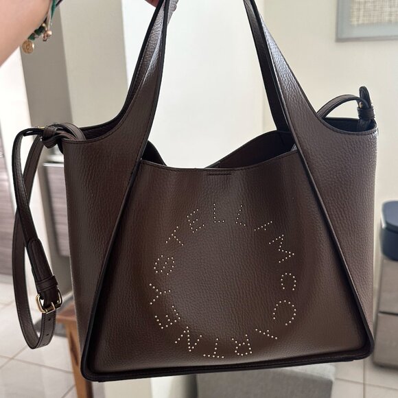 Stella Mcartney Studded Grainy Logo tote - Picture 4 of 5